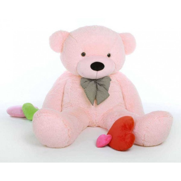 Pink 3.5 Feet Bow Teddy Bear
